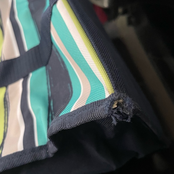 Thirty-One All-Day Organizing Tote - Sea Stripe - Picture 4 of 6